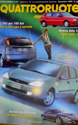 Quattroruote 517 1998 Nuova Alfa 145 figlia della 156. Ferrari a 300/h. V [Q.60]