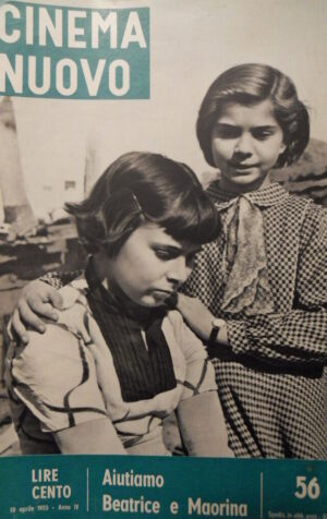 CINEMA NUOVO n°56 1955 Alberto Sordi Aldo Fabrizi Gina Lollobrigida  [C48]