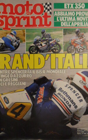 Motosprint 23 1985 Big Freddie Spencer - Test Aprilia ETX 350  [SC.31]