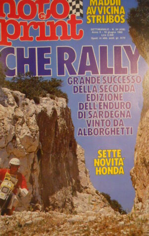 Motosprint 24 1985 Rally di Sardegna - Test Malaguti Fifty Top - Morini  [SC.31]