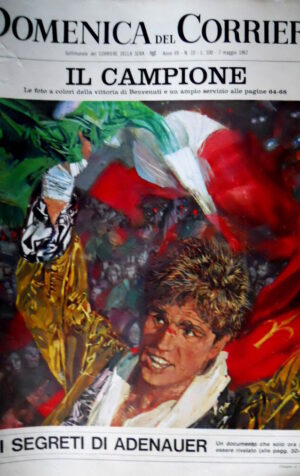 Domenica del Corriere 19 1967 Segreti di Adenauer. Vittoria di Benvenuti C49