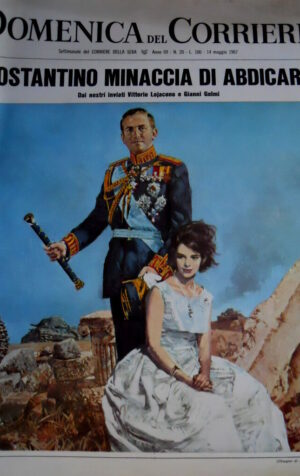 Domenica del Corriere 20 1967 Costantino minaccia di abdicare. L'aviazione C49