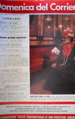 Domenica del Corriere 29 1976 A. Belli come la Duse. Inserto Domenica Bis C49