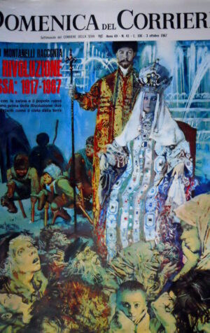 Domenica del Corriere 41 1967 Rivoluzione russa: '17-'67.Vittima Tutankhamen C49