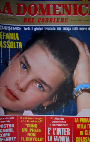 Domenica del Corriere 41 1982 Indagine morte di Grace. Ministro Rognoni C49