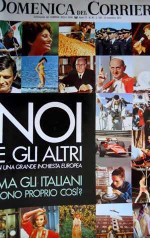 Domenica del Corriere 45 1970 Memorie di Cesaroni. Vulcano Palestina C49