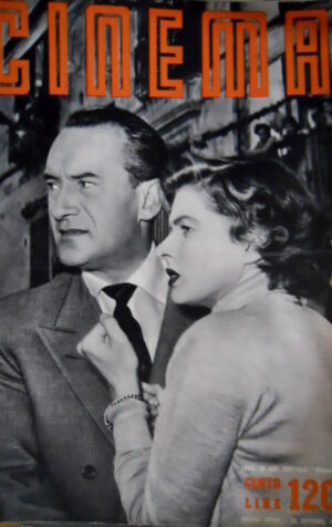Cinema 120 1953 George Sanders e Ingrid Bergman in 'Viaggio in Italia'  [C52]