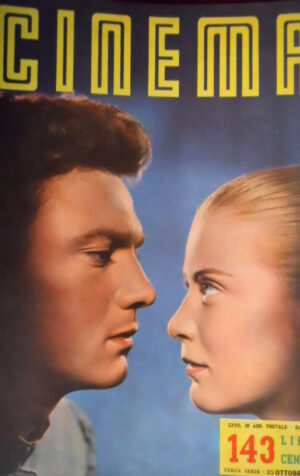 Cinema 143 1954 Susan Shental e Laurence Harvey in 'Giulietta e Romeo'.  [C52]