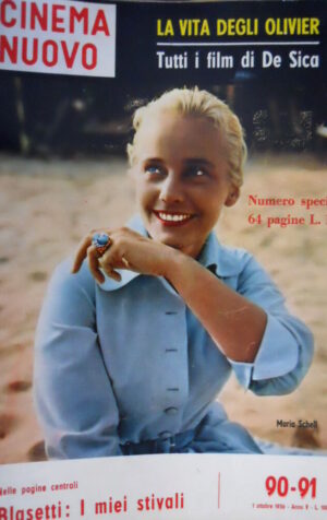 Cinema Nuovo 90-91 1956 Tutti i film di De Sica. Maria Schell. Olivier [C52]