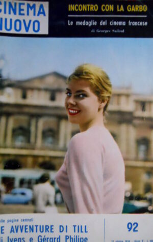 Cinema Nuovo 92 1956 Incontro con la Garbo. Avventure Ivens e Gérard Philipe C52
