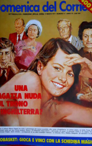 Domenica del Corriere 11 1977 Carlo d'Inghilterra. Boncompagni. Montesano C51