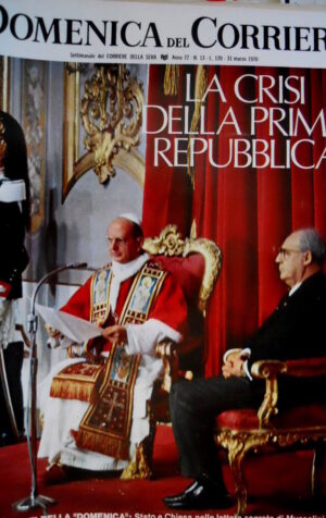 Domenica del Corriere 13 1970 Crisi 1° Repubblica. G. Gemma. Mastroianni C50