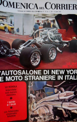 Domenica del Corriere 16 1970 Moto straniere in Italia.Legge divorzio. Wayne C50