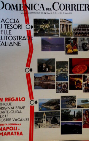 Domenica del Corriere 25 1970 Tesori delle autostrade.Genoa in serie C. Riva C50
