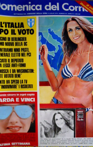 Domenica del Corriere 28 1976 Cugino di Berlinguer uomo nuovo nella DC. PCI C51