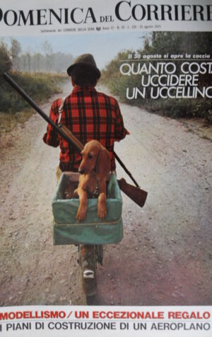 Domenica del Corriere 34 1970 Piani costruzione aeroplano. Tom Jones.Colombo C50