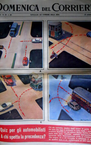 Domenica del Corriere 43 1963 Adenauer e Macmillan. Vita di Stirling Moss C50