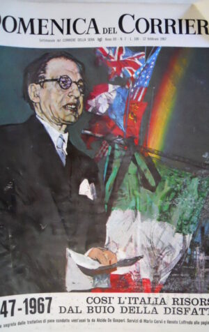 Domenica del Corriere 7 1967 1947-'67 l'Italia risorge. Morte di Tenco  C50