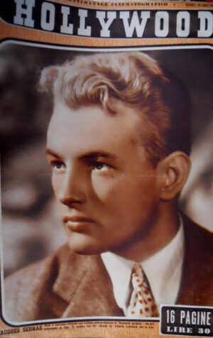 Hollywood 148 1948 Jacques Sernas successo in 'Gioventù Perduta'. Feuillére C52]