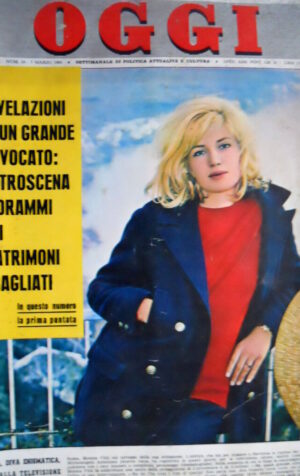 Oggi 10 1963 Monica Vitti. Due generazioni si giudicano. Figli Nazario Sauro C52
