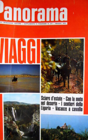 Panorama 371 1973 Viaggi: sciare d'estate, sentieri Liguria. Vita contadino C52
