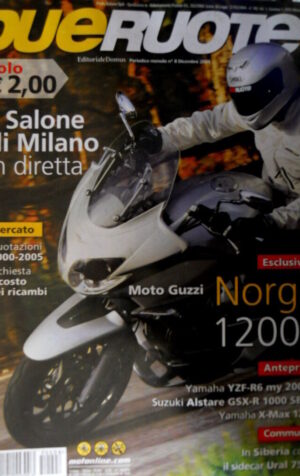 Dueruote 8 2005 Esclusiva Norge 1200. Anteprima Yamaha YZF-R6 e Yamaha 125 [Q69]