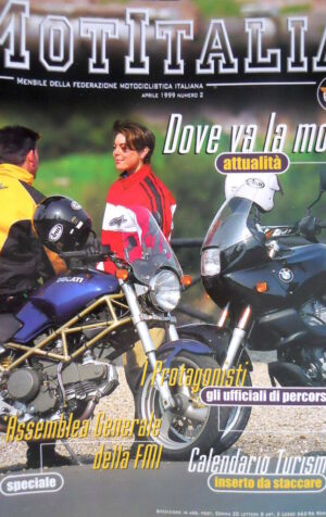 MotItalia 2 1999 Calendario Turismo da staccare. Rossi su Aprilia 250cc [Q68]