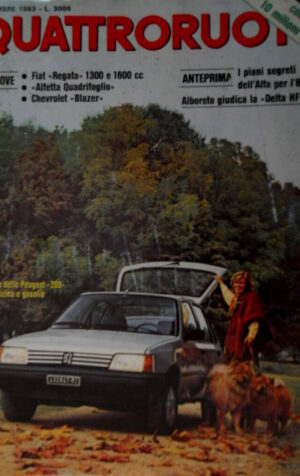 Quattroruote 337 1983 Prove Fiat Regata 1300-1600 cc, Alfetta Quadrifoglio [Q71]