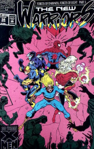 The New Warriors n°34 1993 ed. Marvel Comics  [G.190]