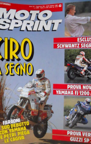 Motosprint 43 1990 Faraoni: al debutto con Yamaha De Petri piega le Cagiva [Q78]