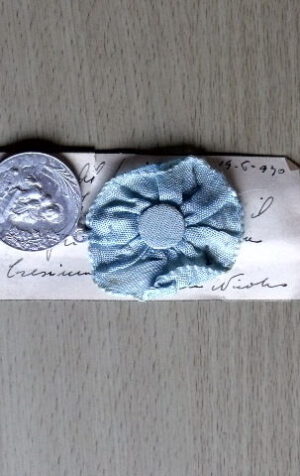 Ricordo della Prima Comunione anno 1930 con medaglia [AF-F2]