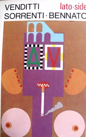 Lato Side Libro Manifesto 1976 - VENDITTI ALAN SORRENTI BENNATO [TR.12]