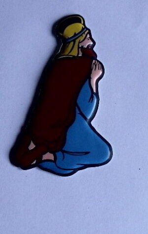 PLASTECO Figurina Formaggino MIO - Serie Natale n°3 San Giuseppe  [AF11-9]