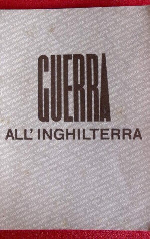 2° Guerra Mondiale Guerra all' Inghilterra 1942 [TR.8]