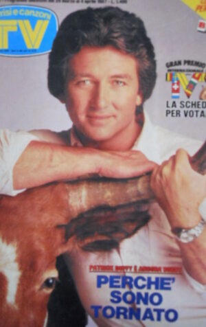 TV Sorrisi e Canzoni n°13 1987 Marcella Bella + cartolina BINGO  [C68]