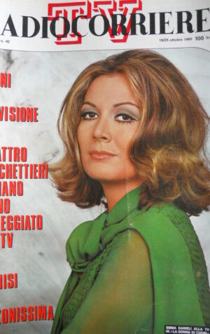 Radio Corriere TV n°42 1969 Emma Danieli - Fellini e la televisione  [C72]