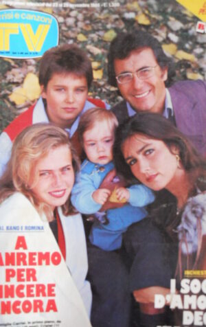 TV Sorrisi e Canzoni n°47 1986 Famiglia Albano e Romina - Franco Baresi [C69]