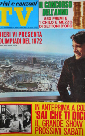 TV Sorrisi e Canzoni n°50 1971 Massimo Ranieri - Canzonissima Raffaella Ca [C72]