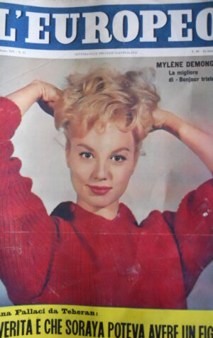 L' EUROPEO n°11 1958 Speciale Orianna Fallaci da Teheran Soraya [C76]