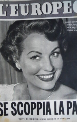 L' EUROPEO n°2 1952 Gaby André - Alluvione del Polesine [C75]