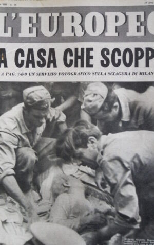 L' EUROPEO n°26 1952 Tragedia Via Chiasserini Milano - Regina Elizabeth [C77]