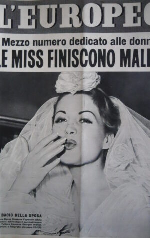 L' EUROPEO n°27 1954 Donna Giovanna Pignatelli matrimonio  [C76]
