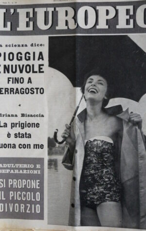 L' EUROPEO n°29 1954 Matrimonio di Gioia Marconi - Adriana Bisaccia [C76]