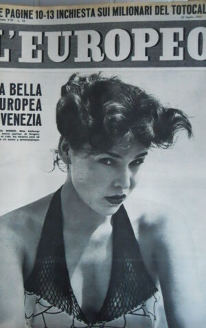 L' EUROPEO n°32 1952 Tanja Weber Miss Europa - Speciale Totocalcio  [C74]