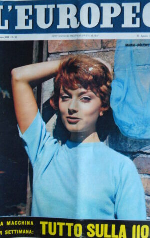 L' EUROPEO n°32 1957 Marie Helene Arnaud - Tutto sulla Fiat 1100  [C74]