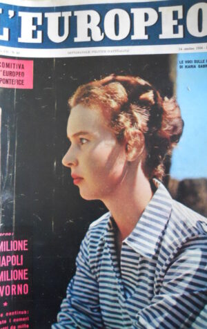 L' EUROPEO n°42 1956 Maria Gabriella di Savoia - James Dean non è morto [C76]