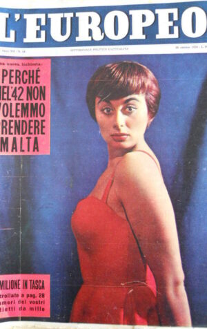 L' EUROPEO n°44 1956  Sandra Mondaini - Ursula Andress James Dean [C77]