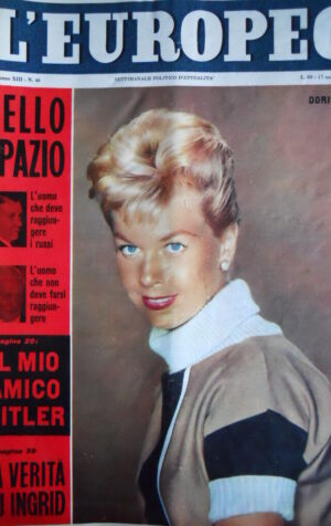 L' EUROPEO n°46 1957 Doris Day - Ingid Bergmann - Il mio amico HITLER [C74]