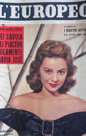 L' EUROPEO n°49 1957 Giovanna Ralli - Il mio amico Hitler e Savoia  [C76]