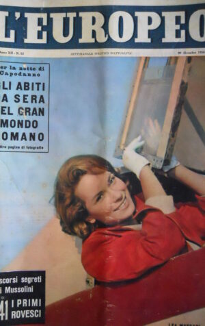 L' EUROPEO n°53 1956 I discorsi segreti di Benito Mussolini  [C76]